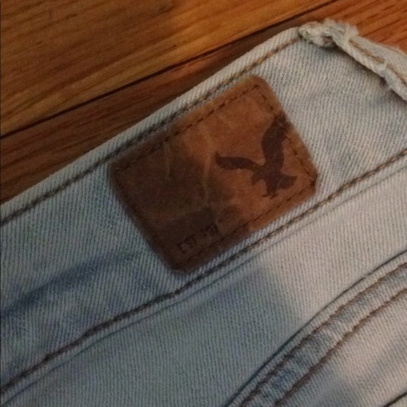 Light Blue American Eagle Skinny Jeans - Picture 3 of 5